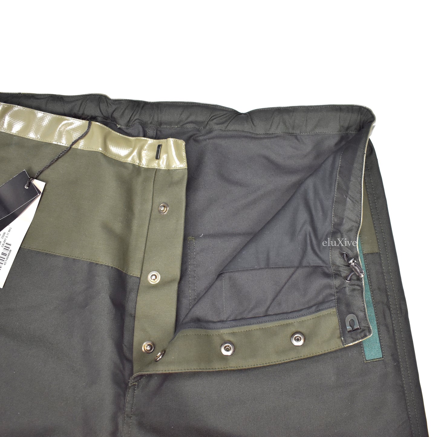Jil Sander - Olive Patchwork Military Fabric Pants