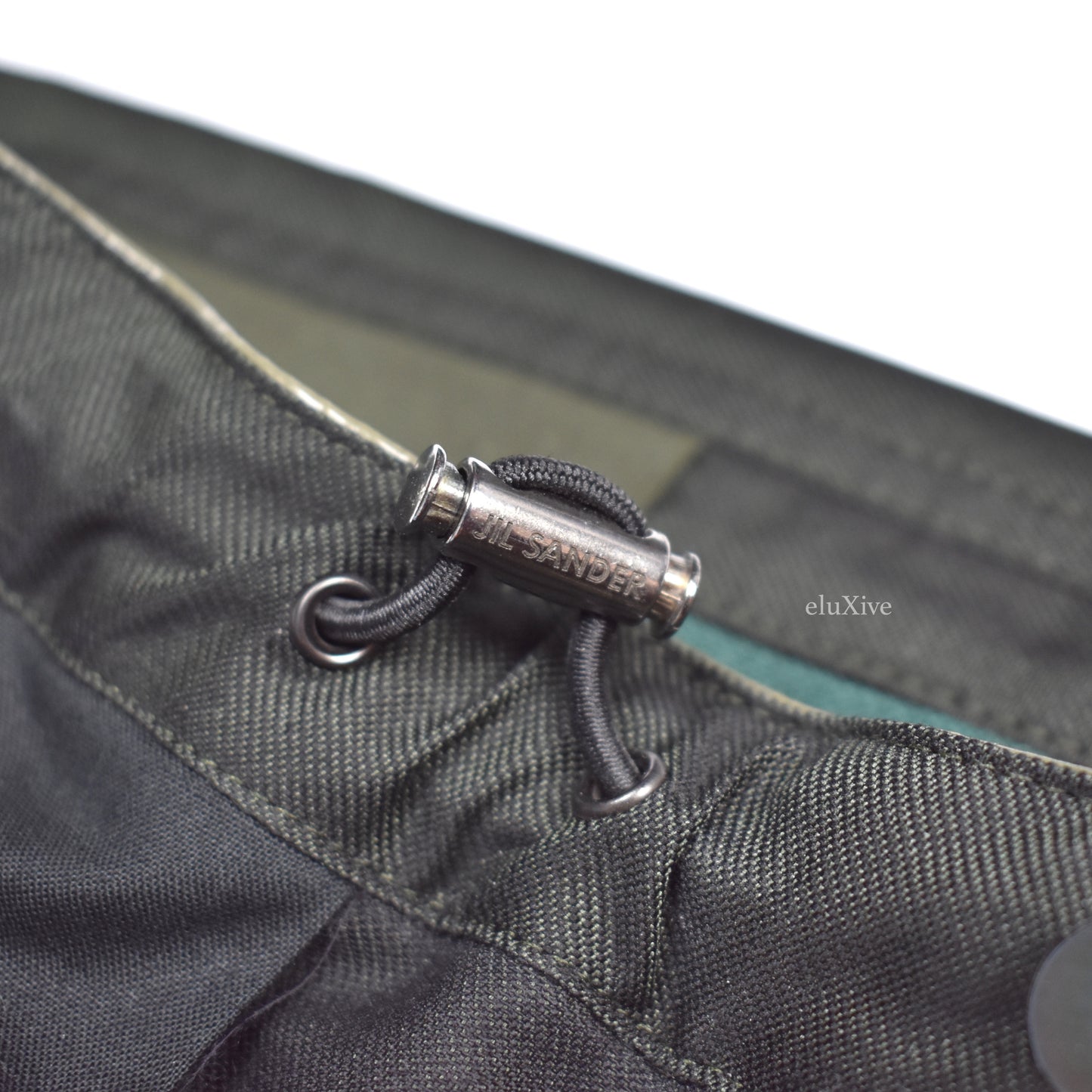 Jil Sander - Olive Patchwork Military Fabric Pants