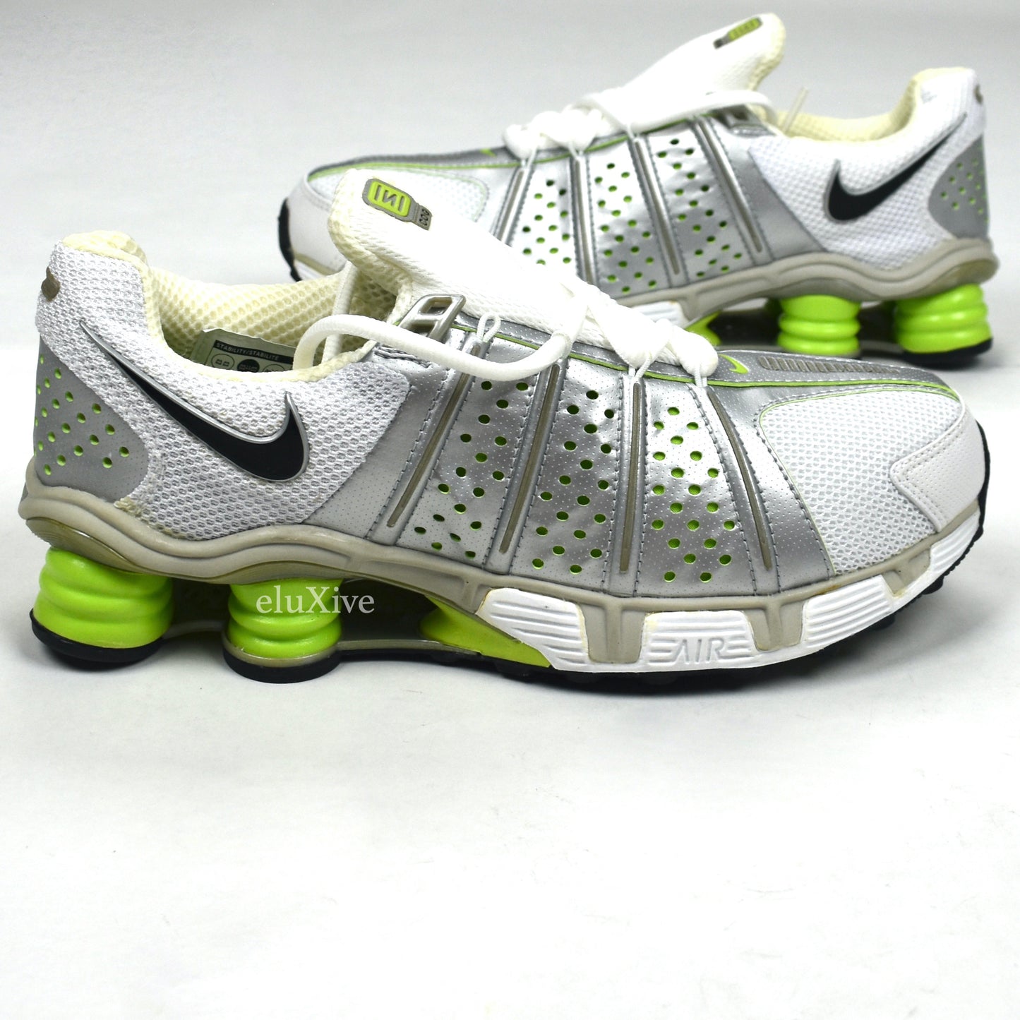 Nike - Shox Cognescenti White / Silver / Lime Green (2006)