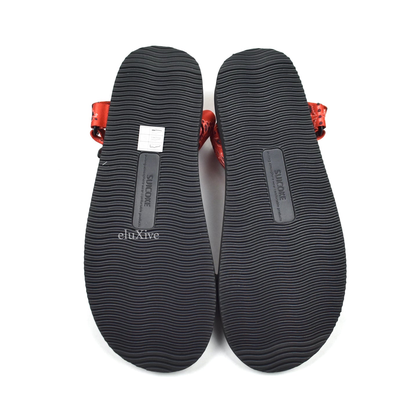 Suicoke - Depa Cab Strap Sandals (Red Bandana Paisley)