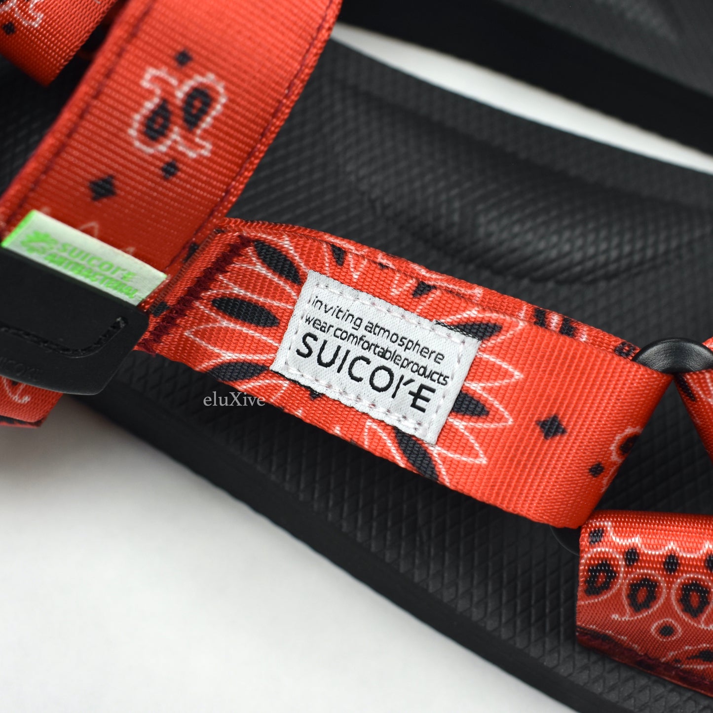 Suicoke - Depa Cab Strap Sandals (Red Bandana Paisley)