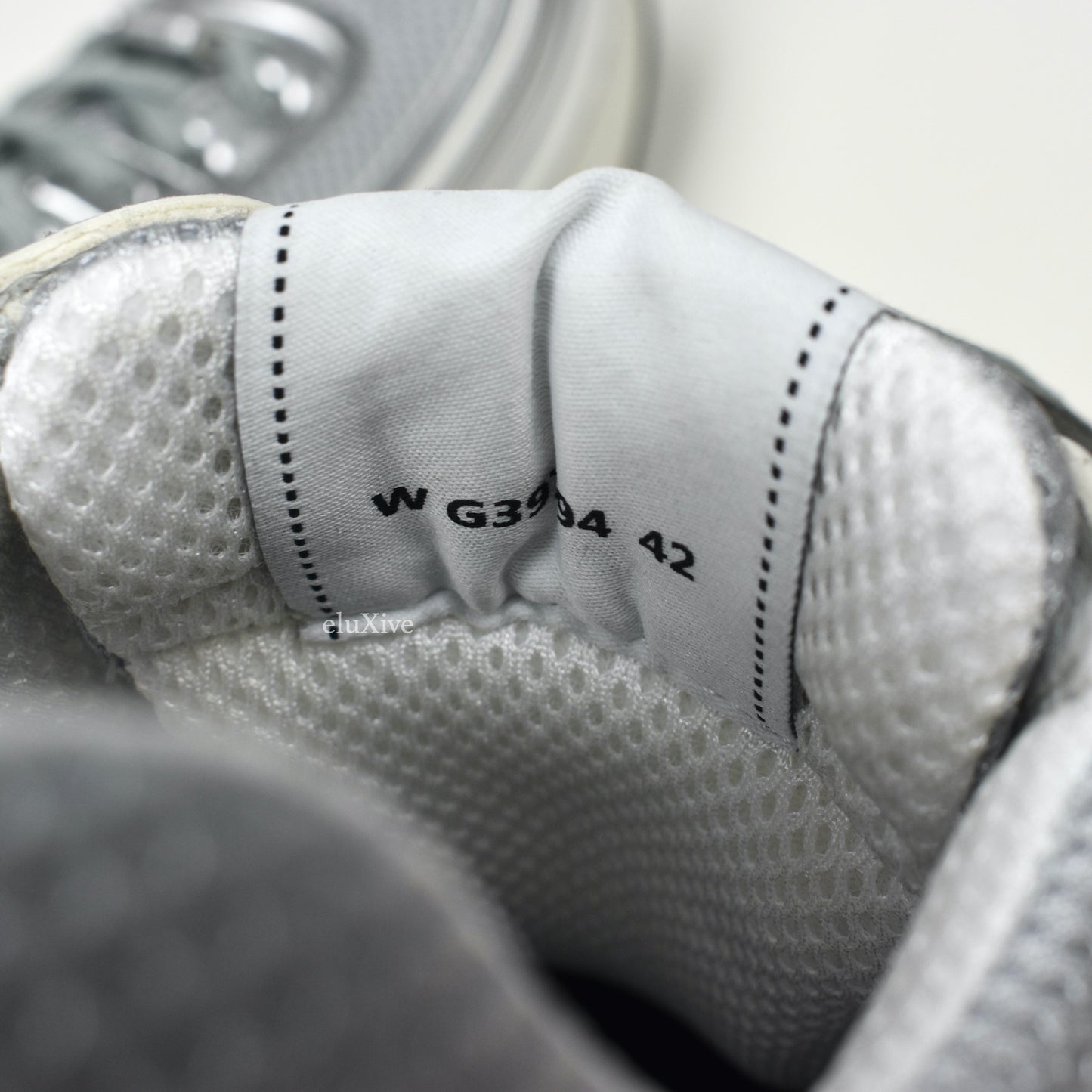 Chanel - Classic Monogram Logo Trainer (Metallic Silver)