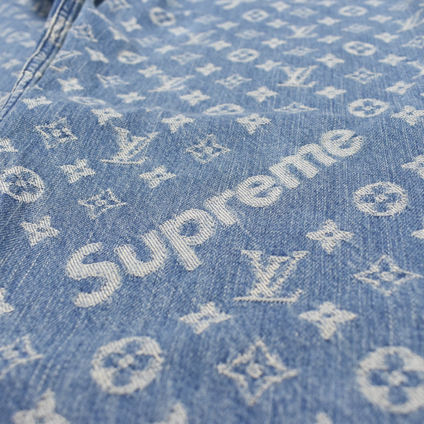 Louis Vuitton x Supreme - Monogram Denim Blue Jeans
