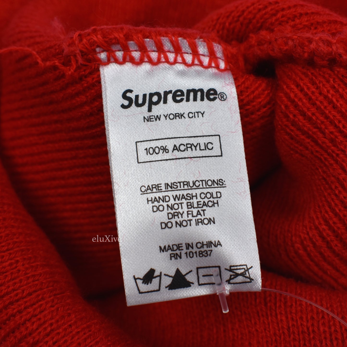 Supreme - Red Crown Logo Beanie