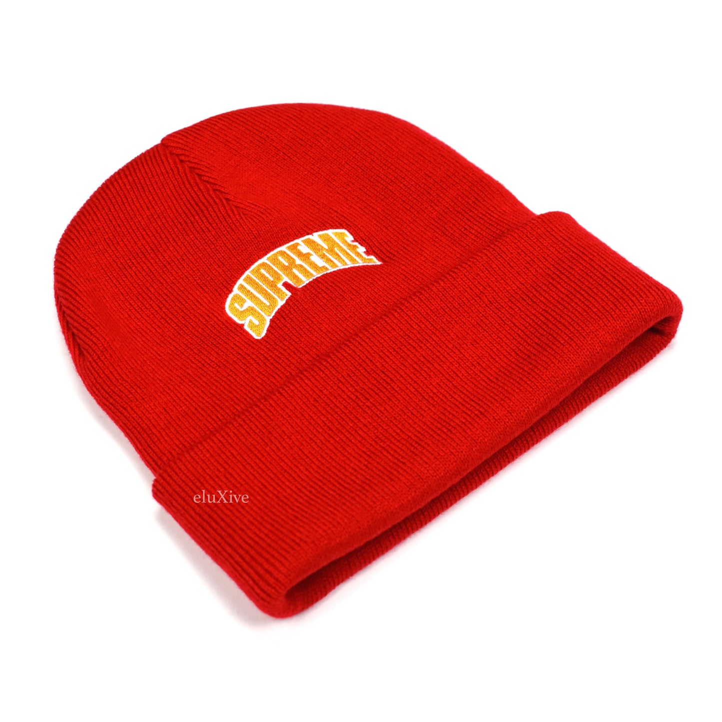 Supreme - Red Crown Logo Beanie