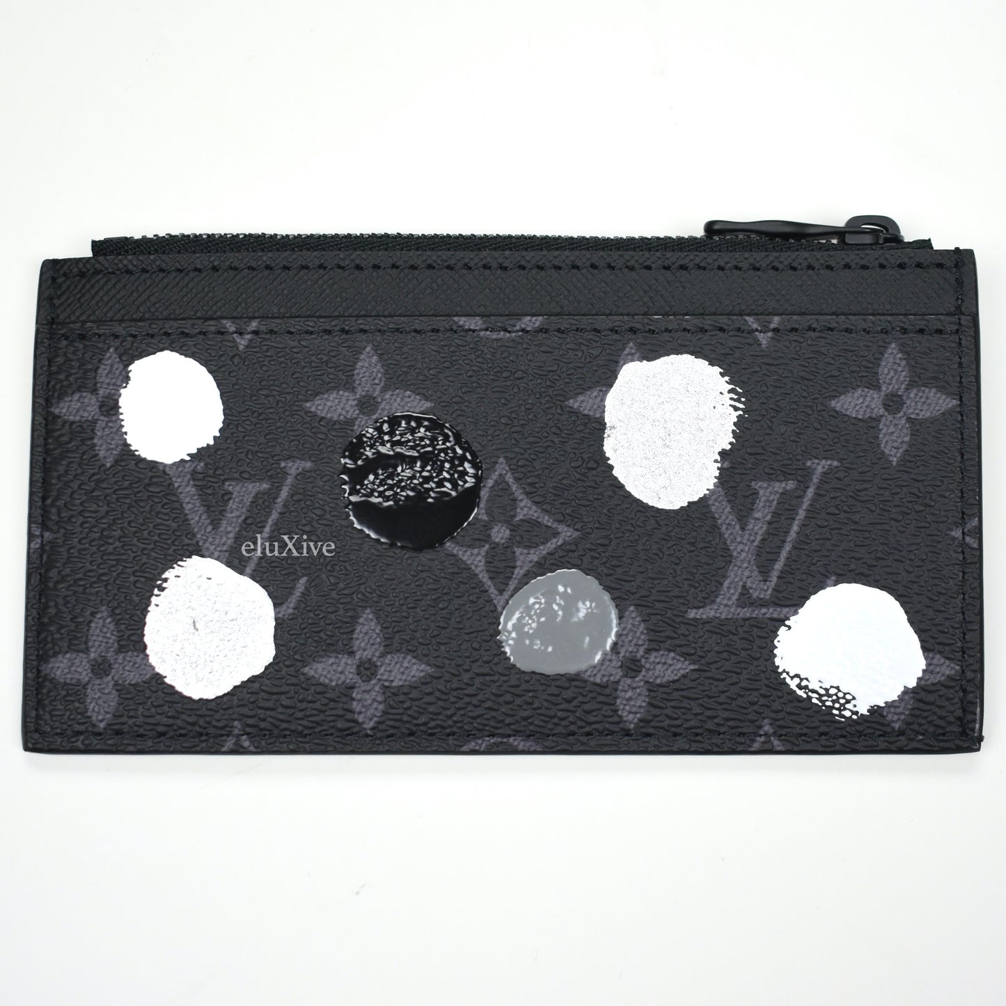 Louis Vuitton x Yayoi Kusama - Polka Dot Paint Monogram Zip Card Holder
