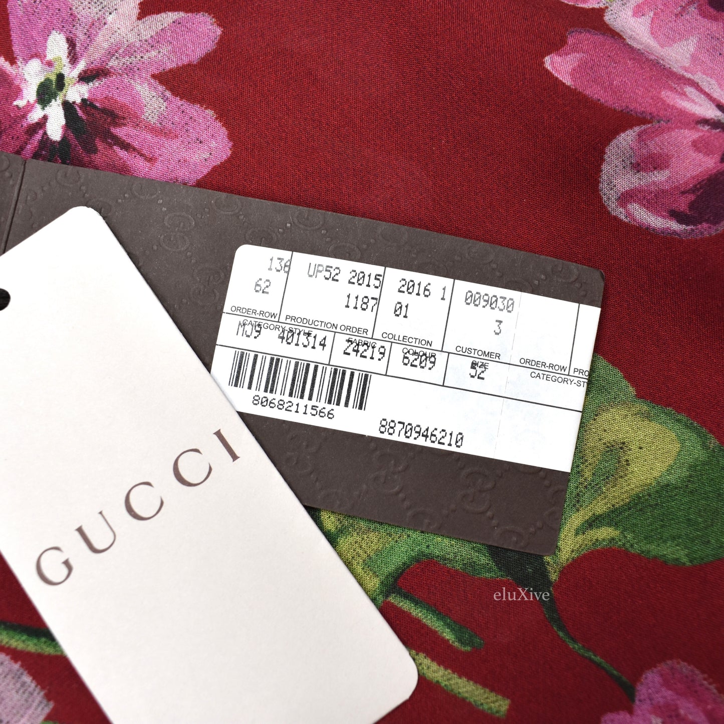 Gucci - Red Blooms Print Viscose Shirt