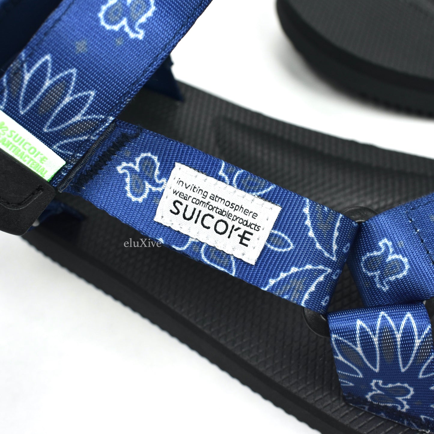 Suicoke - Depa Cab Strap Sandals (Blue Bandana Paisley)