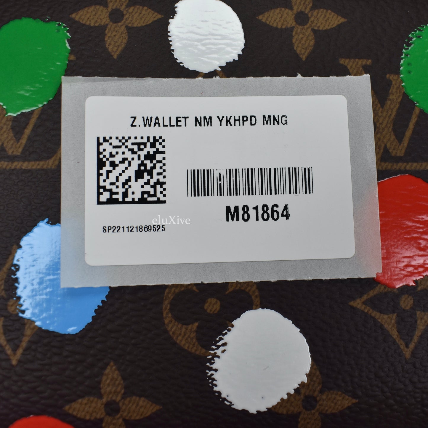 Louis Vuitton x Yayoi Kusama - Polka Dot Paint Monogram Zippy Wallet