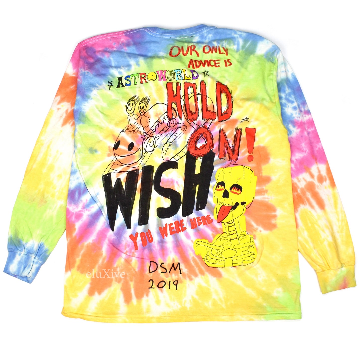 Travis Scott x DSM - Astroworld Tie-Dye L/S T-Shirt