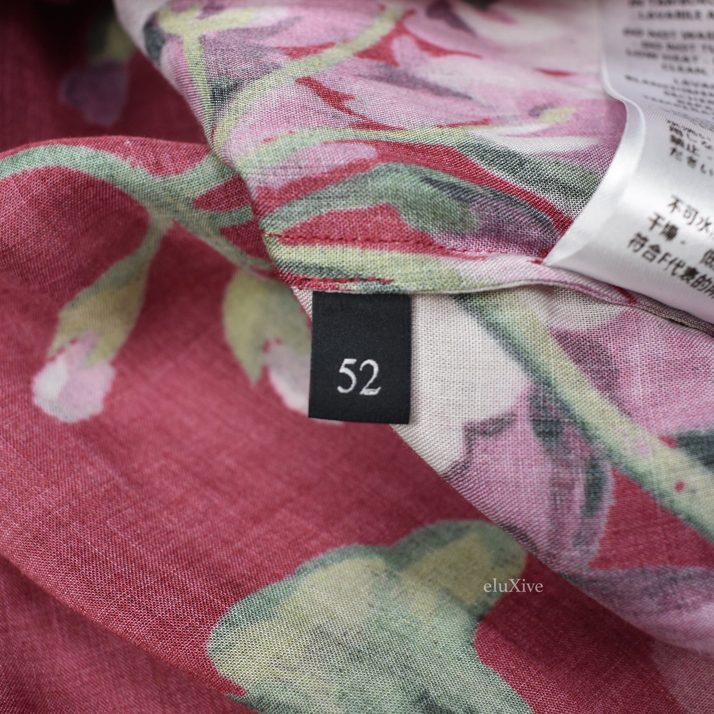 Gucci - Red Blooms Print Viscose Shirt