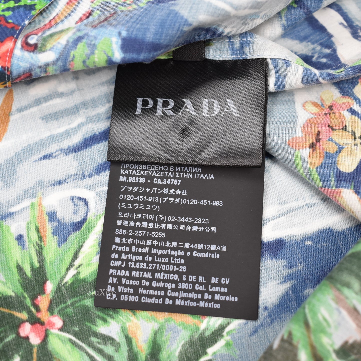 Prada - Paradise Print Club Shirt