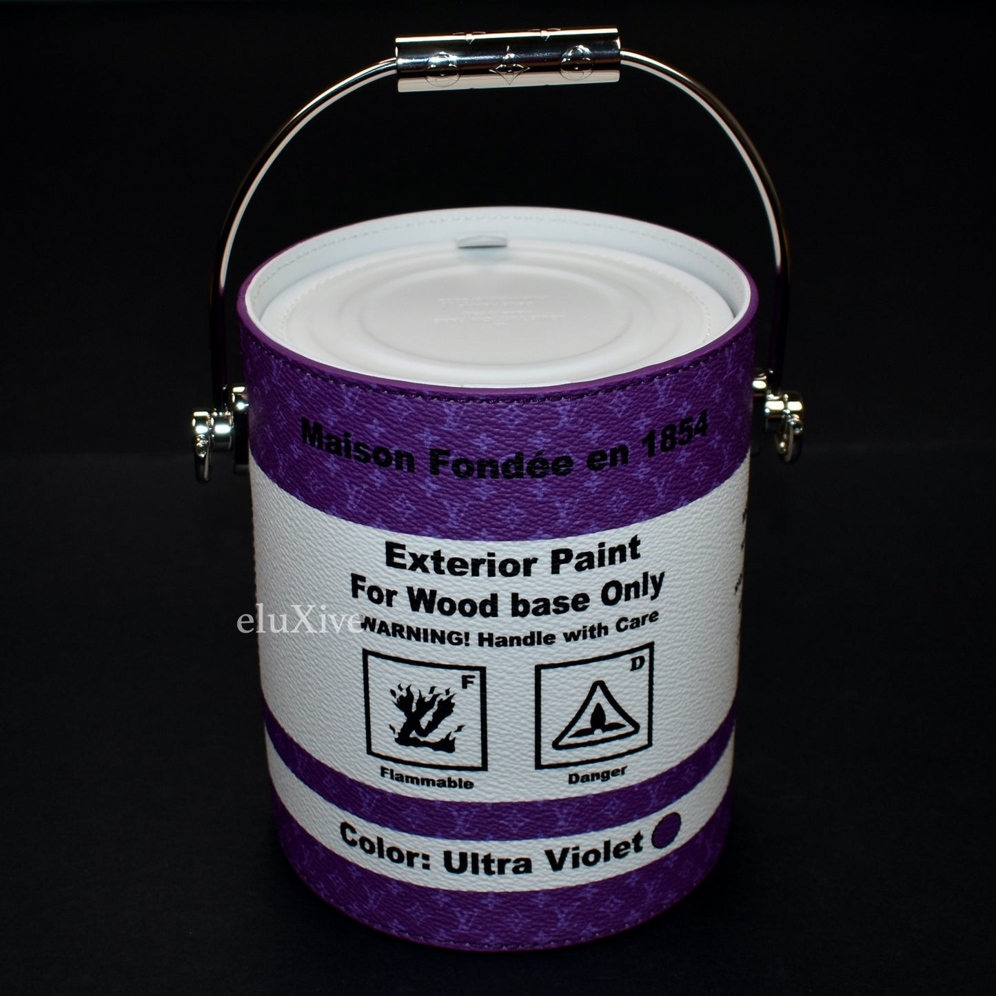 Louis Vuitton - LV Paint Gallon Can / Leather Bucket Bag (Purple)