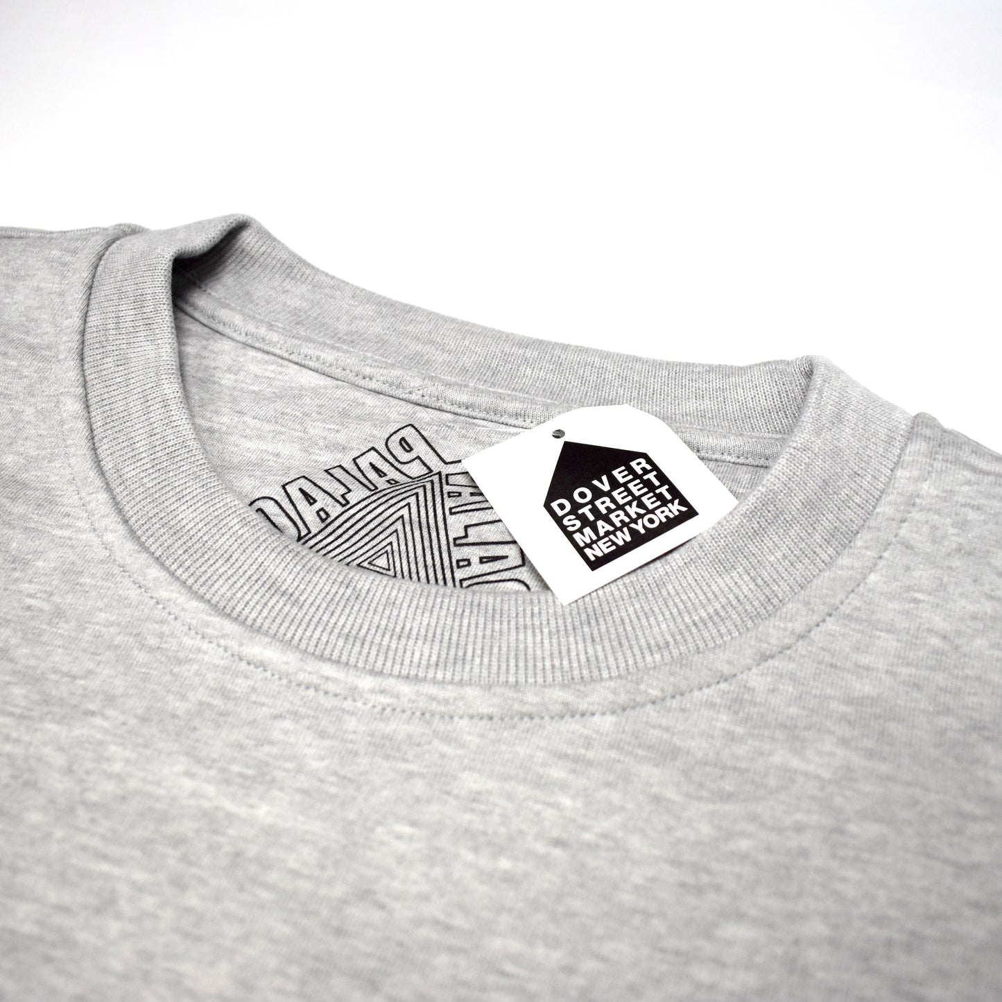 Palace - Gray Line Logo Sweatshirt