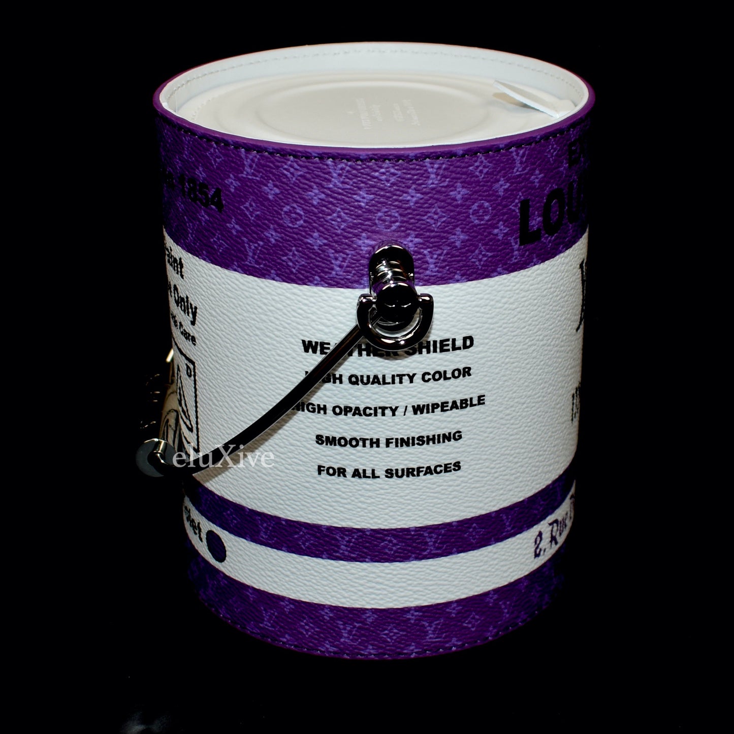 Louis Vuitton - LV Paint Gallon Can / Leather Bucket Bag (Purple)