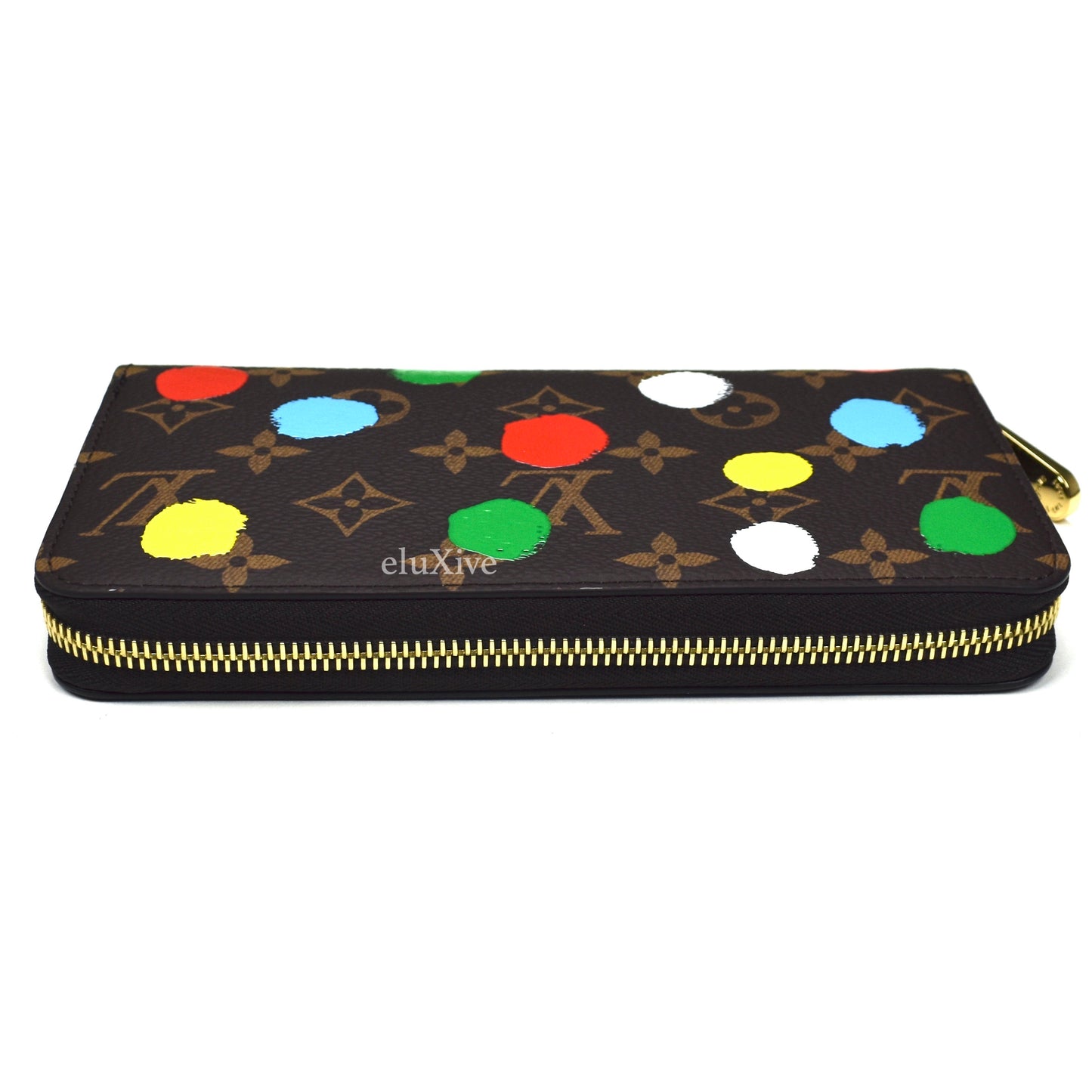 Louis Vuitton x Yayoi Kusama - Polka Dot Paint Monogram Zippy Wallet