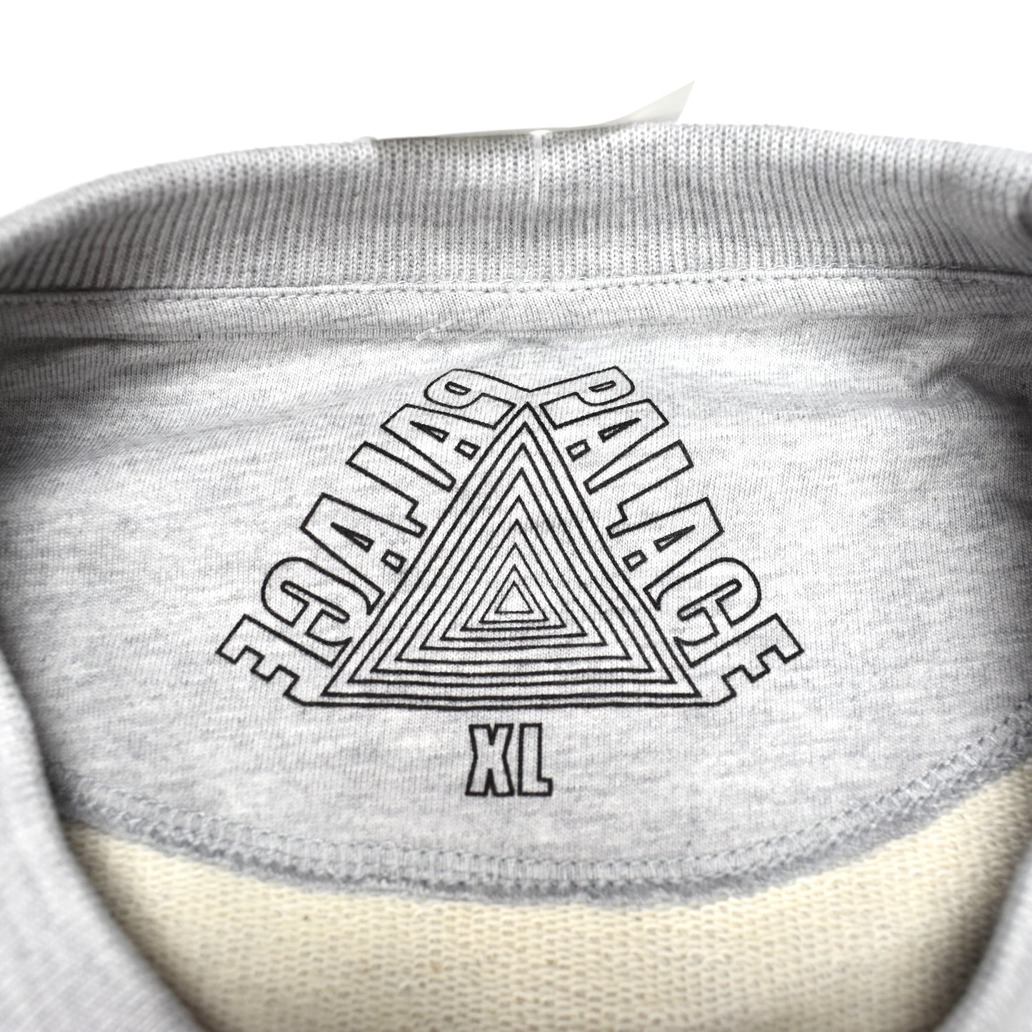 Palace - Gray Line Logo Sweatshirt