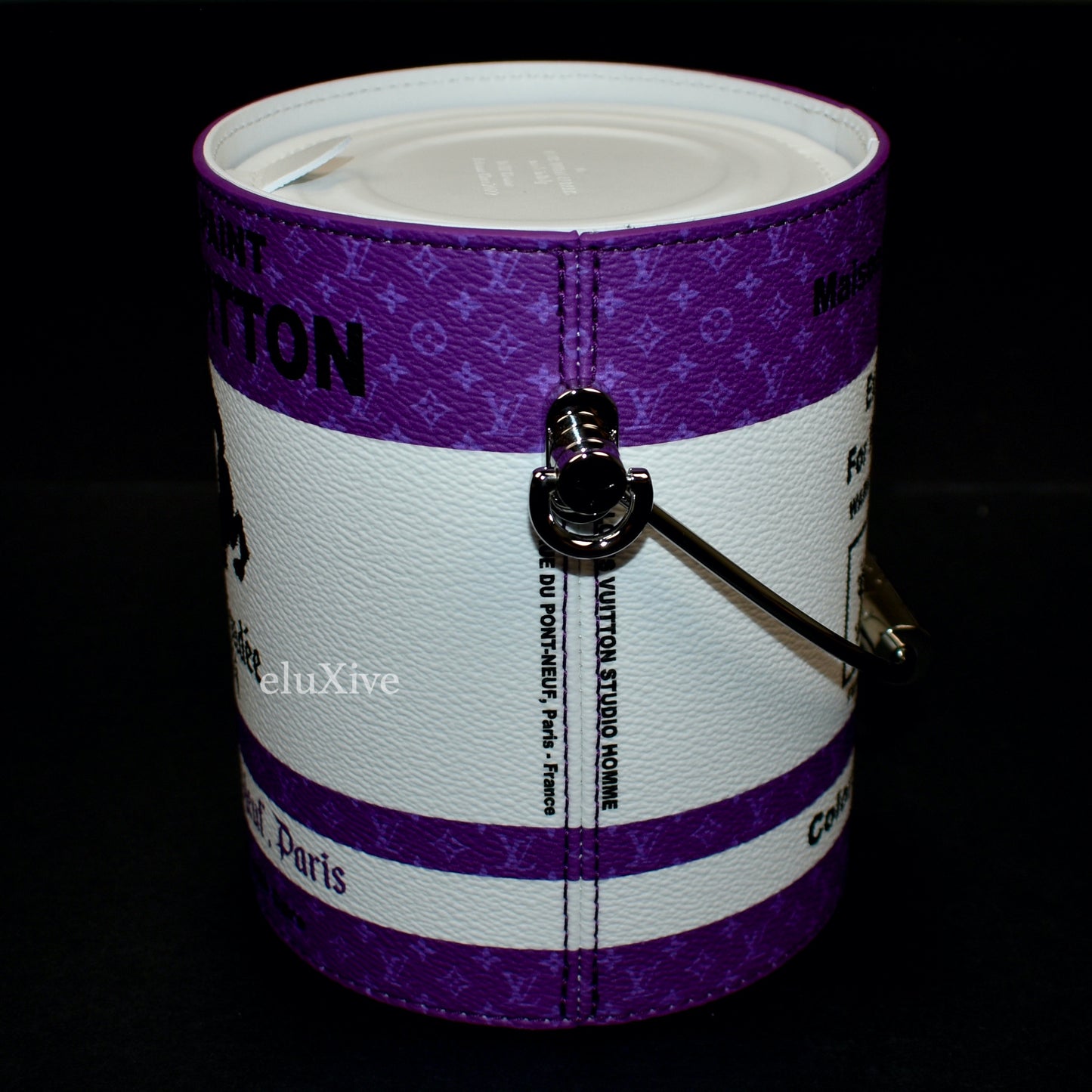 Louis Vuitton - LV Paint Gallon Can / Leather Bucket Bag (Purple)