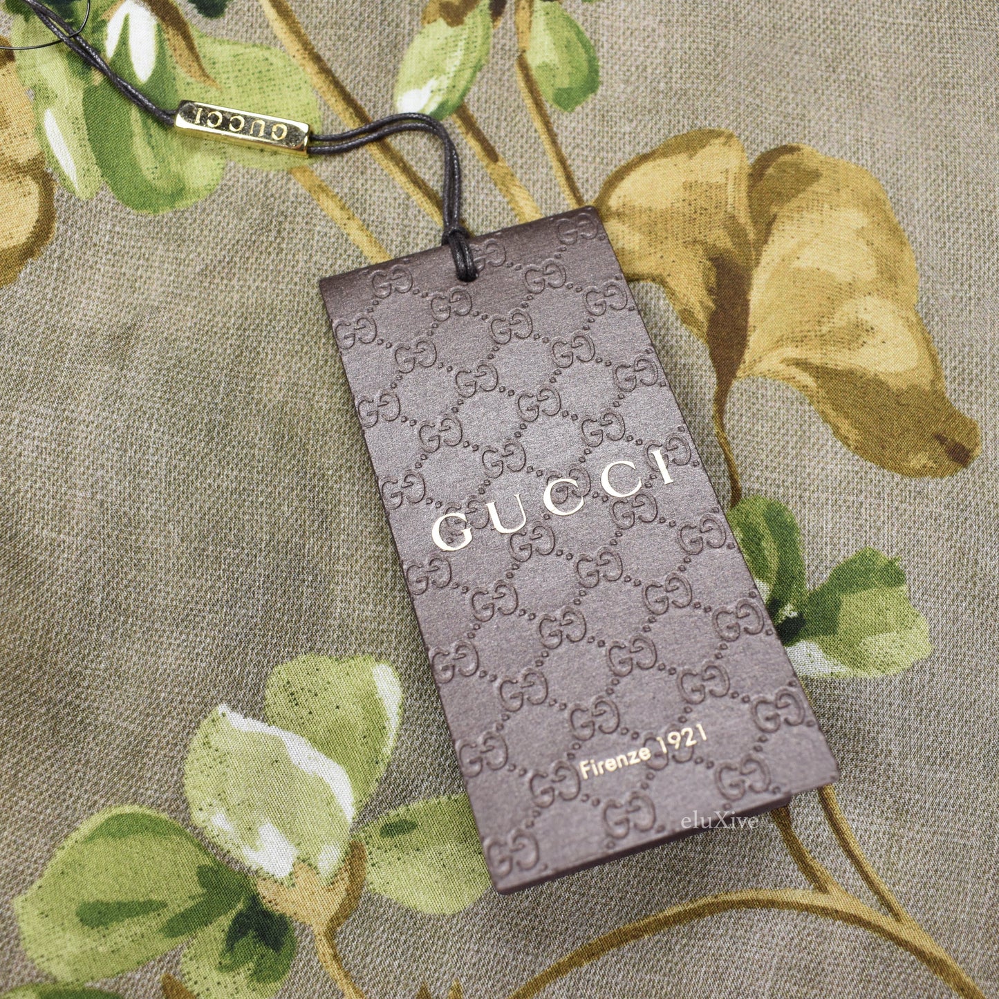 Gucci - Beige Blooms Print Viscose Shirt