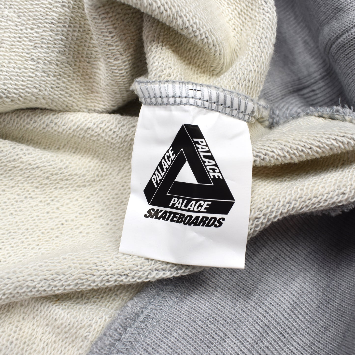 Palace - Gray Line Logo Sweatshirt