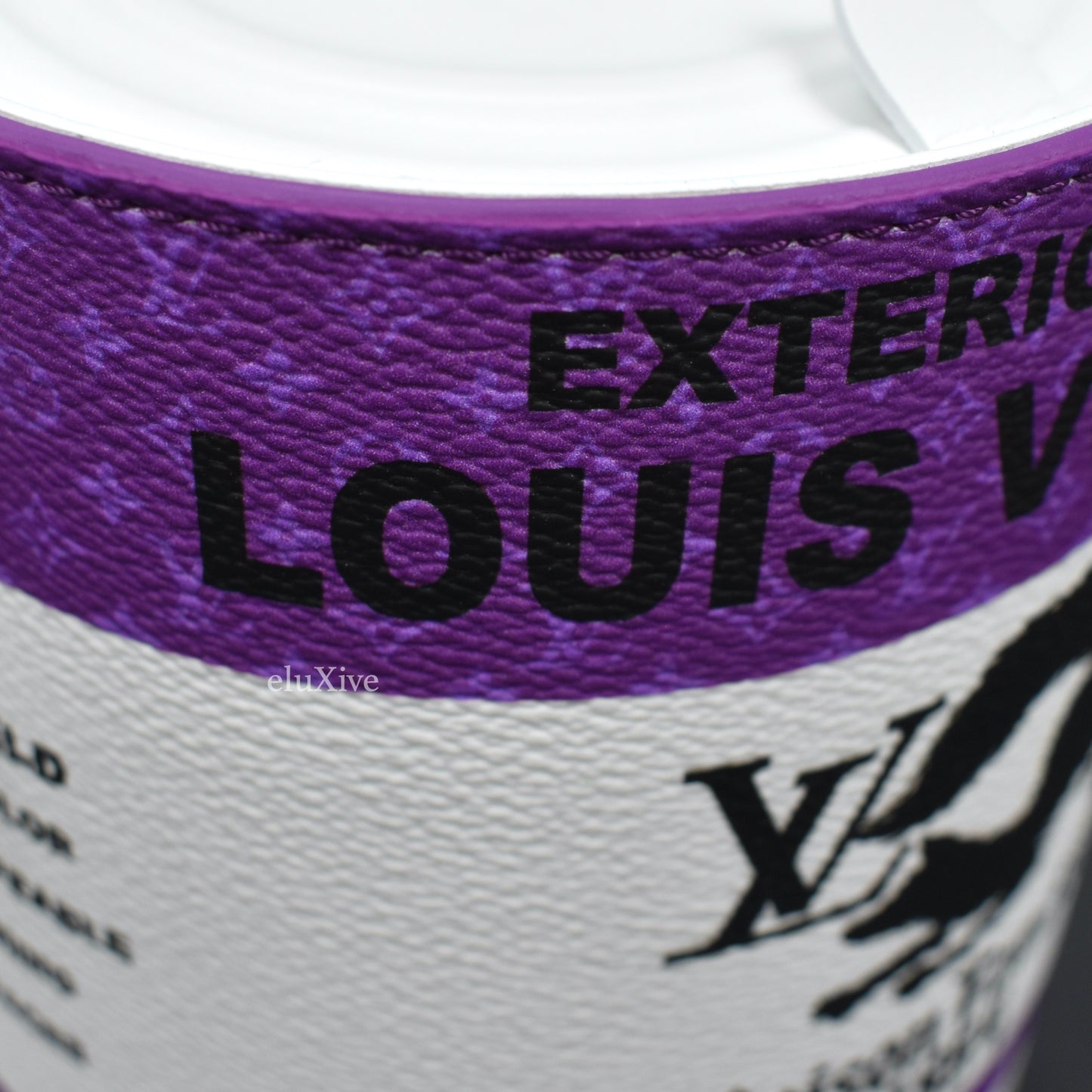 Louis Vuitton - LV Paint Gallon Can / Leather Bucket Bag (Purple)