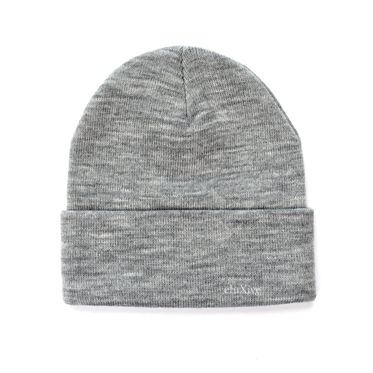 Supreme - Gray Rubber Logo Beanie