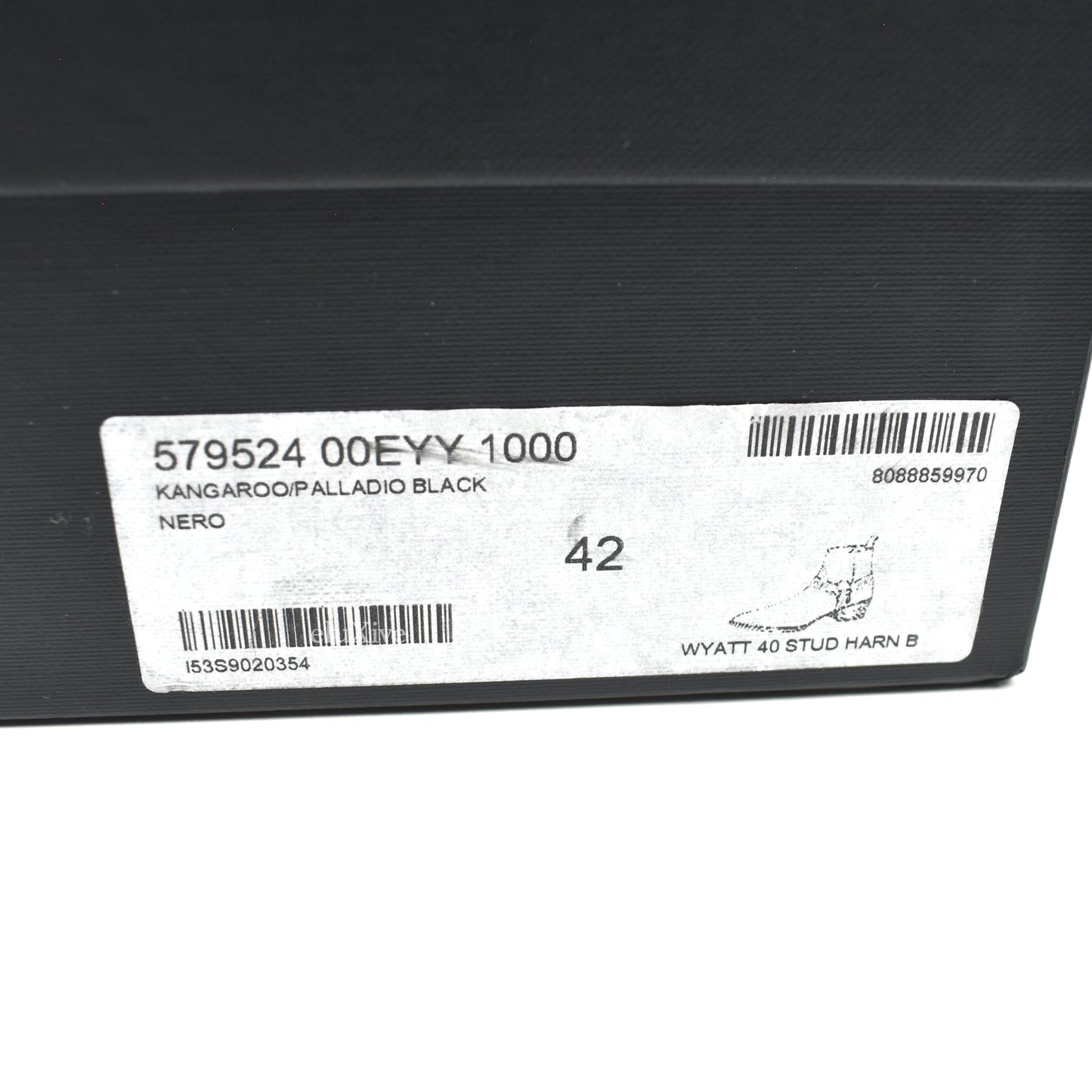 Saint Laurent - Black Kangaroo Wyatt 40 Stud Riding Boots