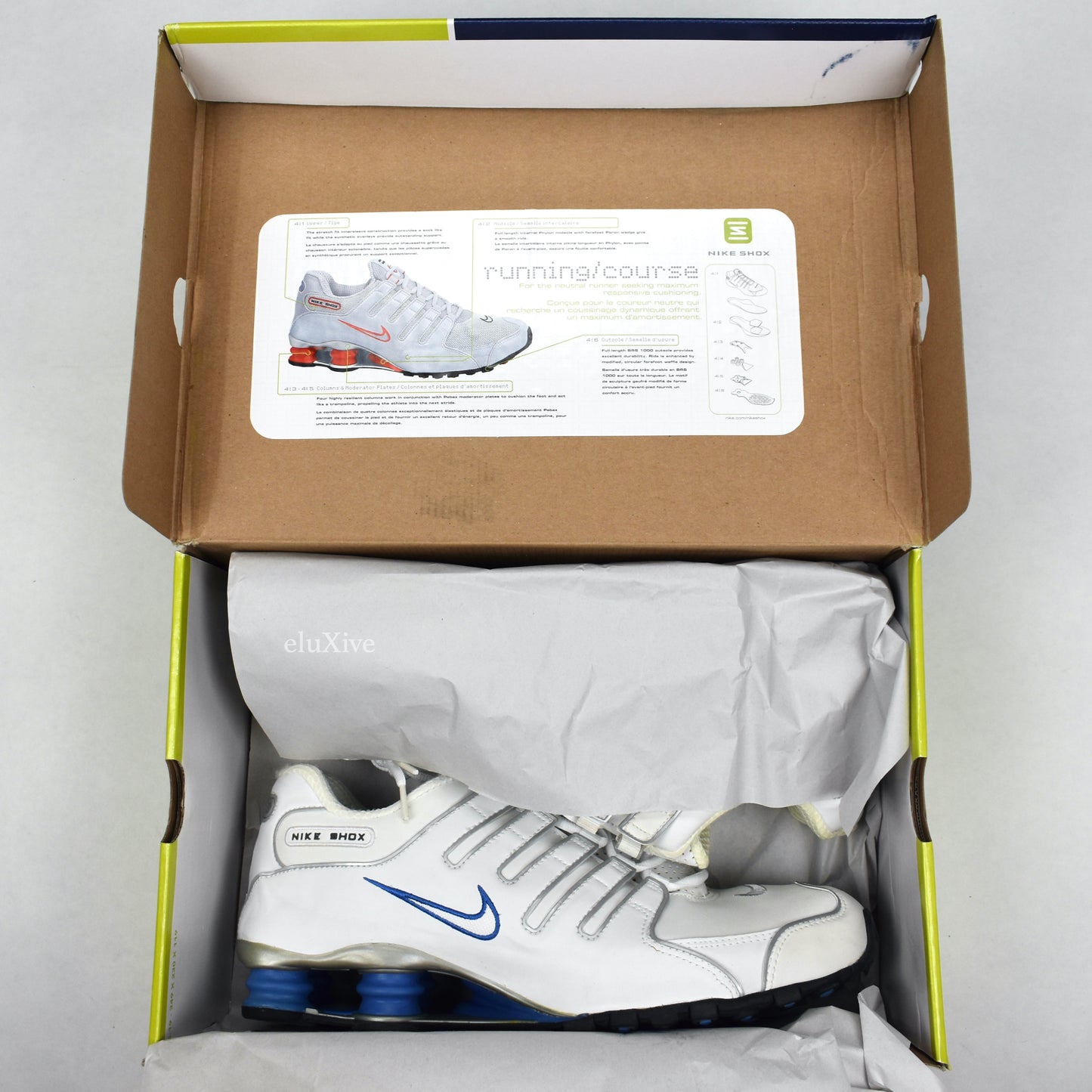 Nike - Shox NZ SL Leather White / Harbor Blue (2003)