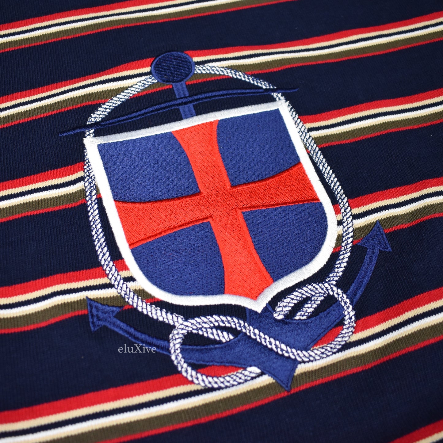 Noah - Striped Nautical Logo Sweatshirt