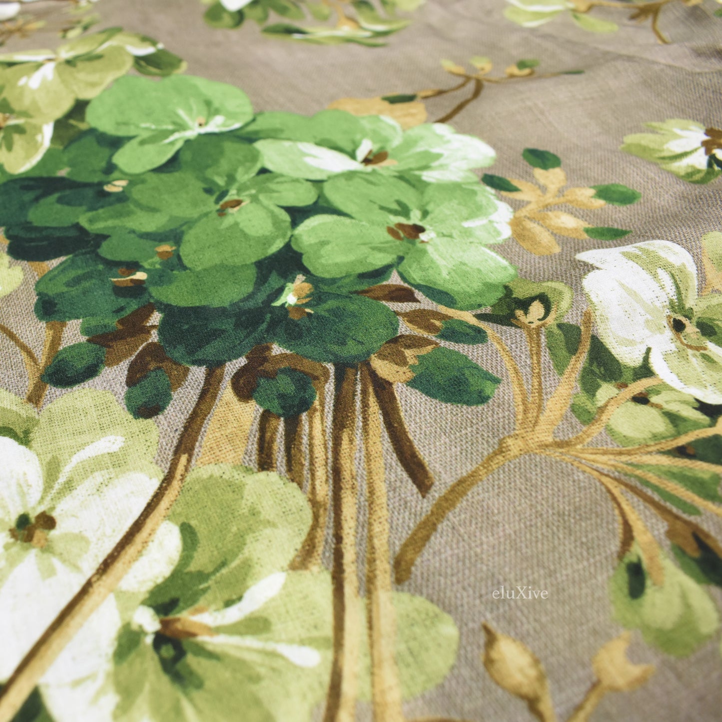 Gucci - Beige Blooms Print Viscose Shirt