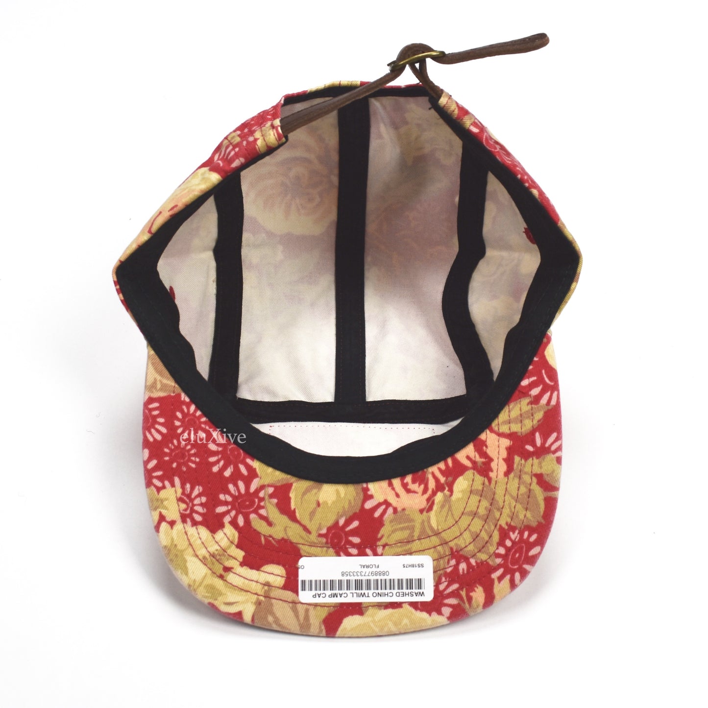 Supreme - Red Box Logo Floral Chino Hat