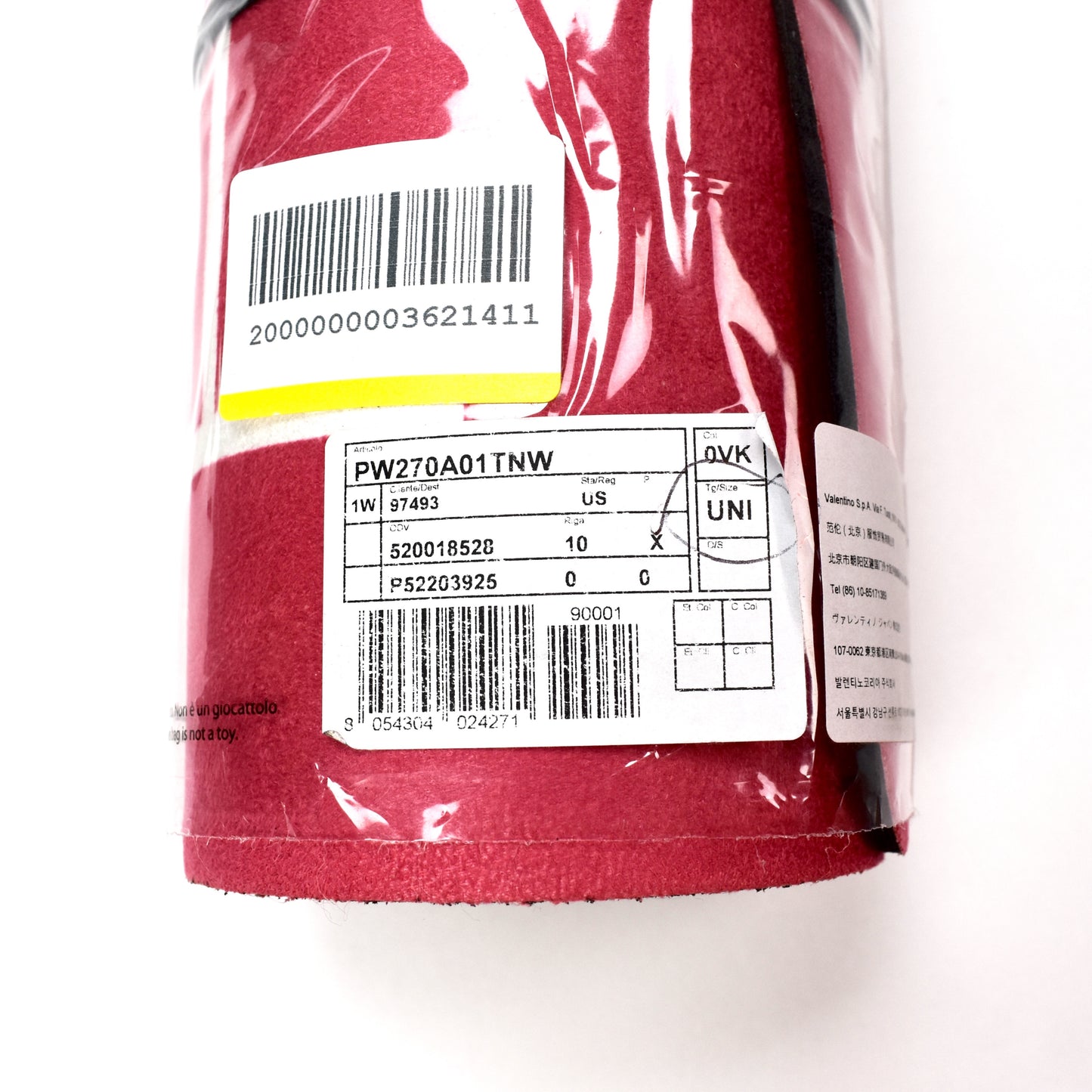 Valentino - VLTN Logo Yoga Mat