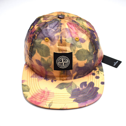 Supreme x Stone Island - Copper Floral Logo Hat
