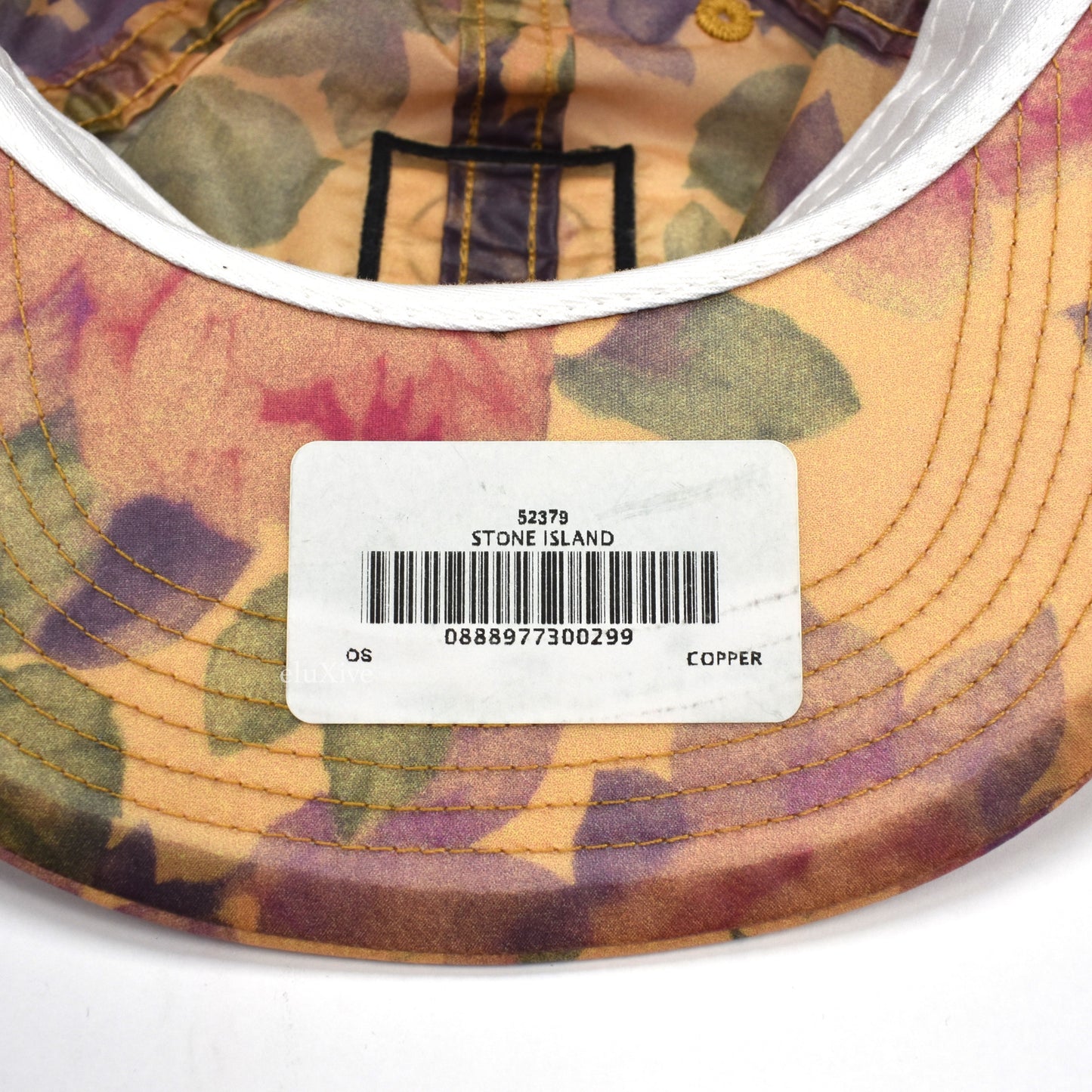 Supreme x Stone Island - Copper Floral Logo Hat