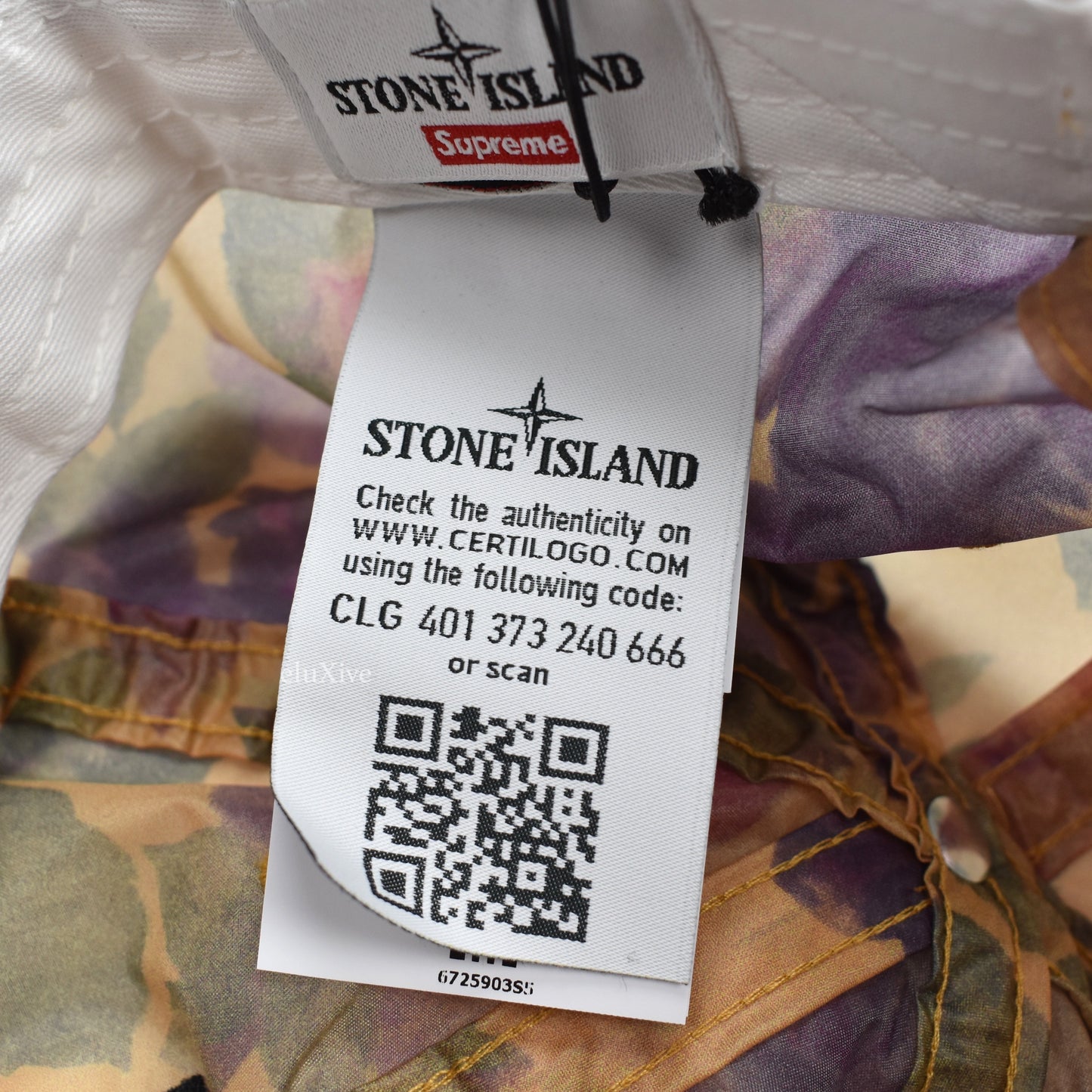 Supreme x Stone Island - Copper Floral Logo Hat