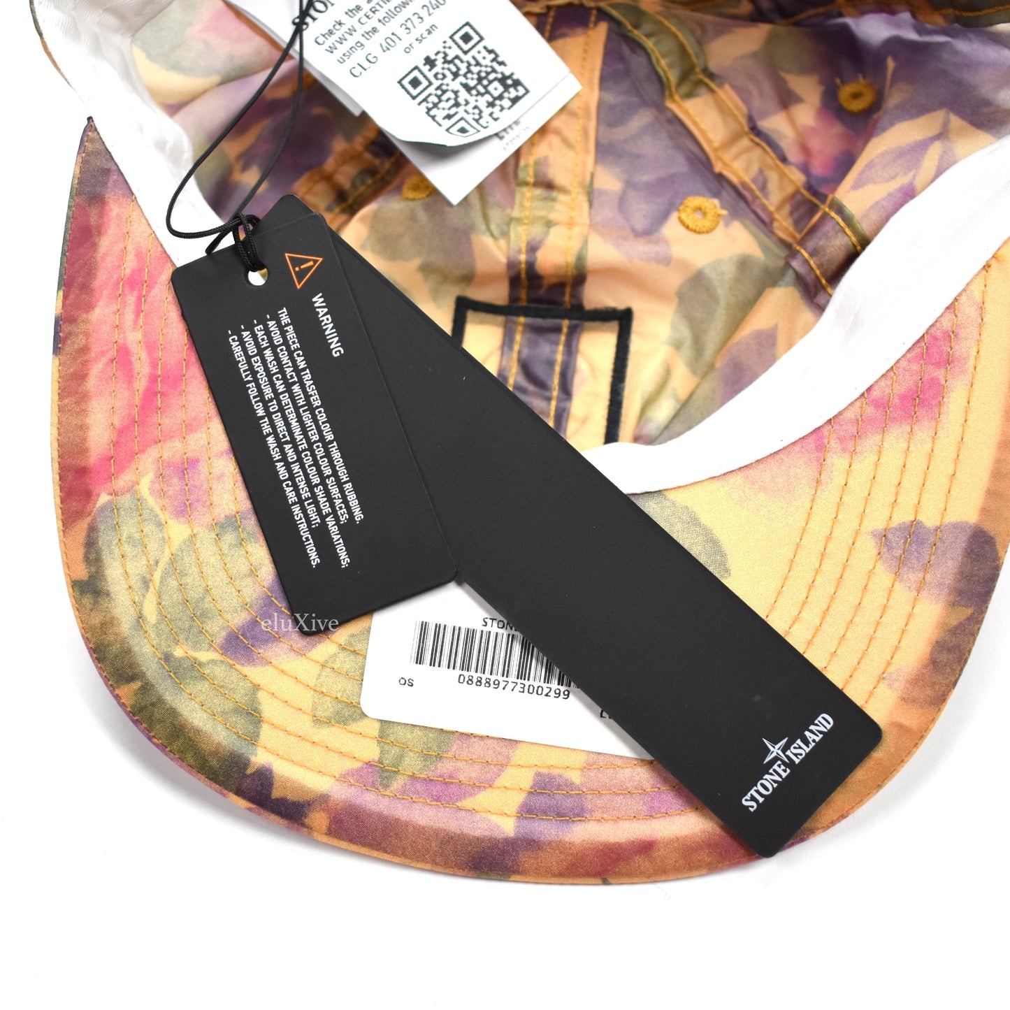 Supreme x Stone Island - Copper Floral Logo Hat