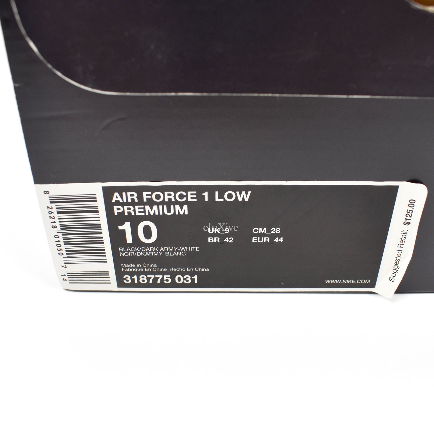 Nike - Air Force 1 Low Premium 'Bird's Nest' (Black)