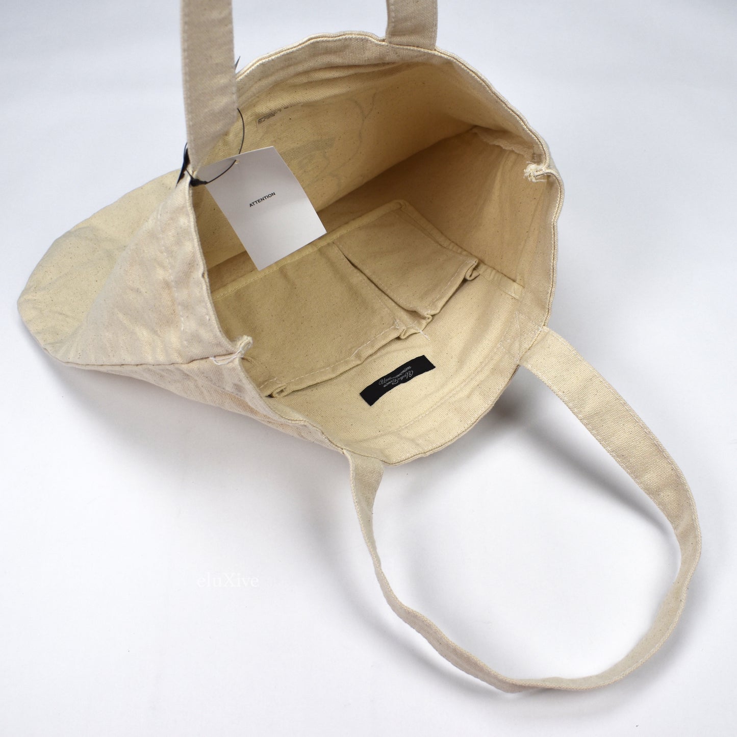 Undercover - Beige Bear Logo Tote Bag