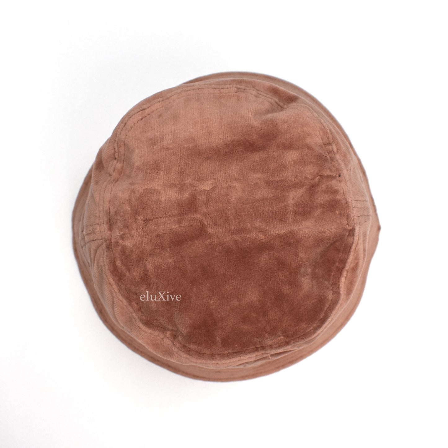 Supreme x Lacoste - Light Maroon Velour Crusher Hat