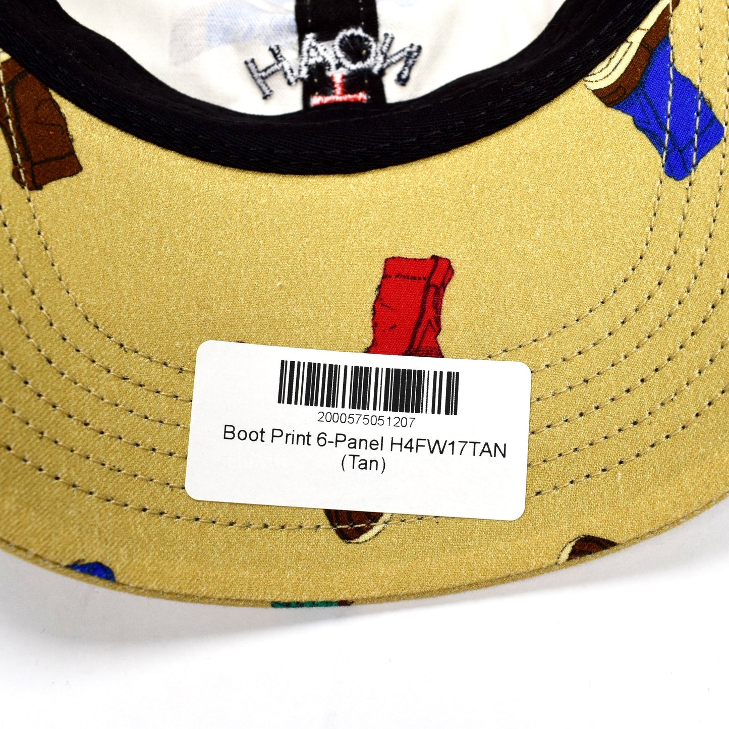 Noah - Beige Boot Print Core Logo Hat