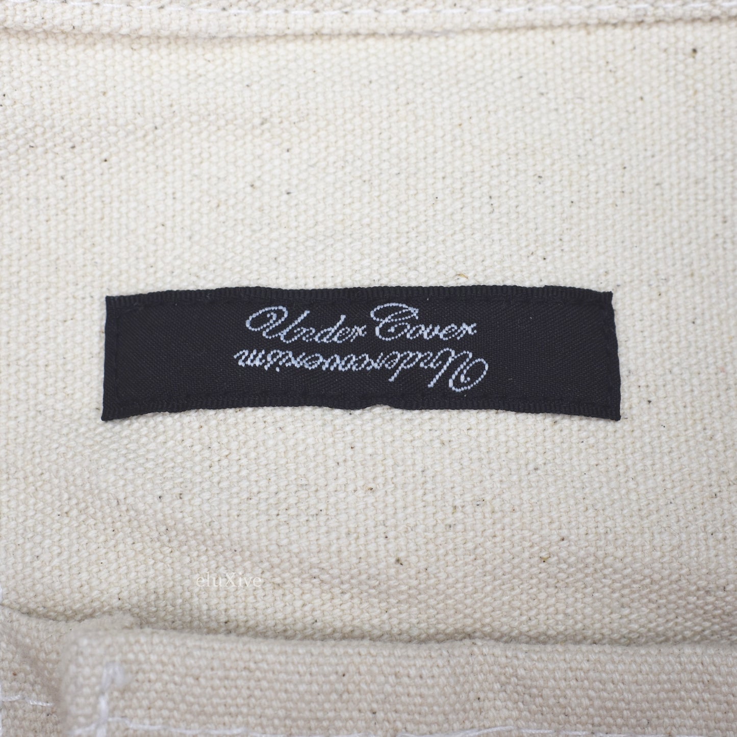 Undercover - Beige Bear Logo Tote Bag