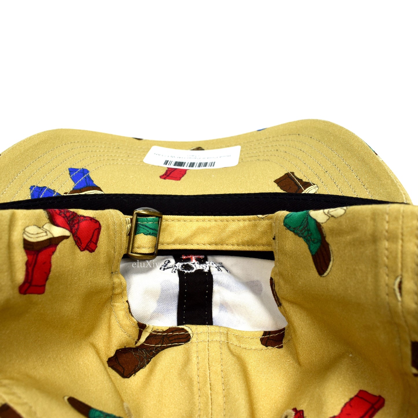 Noah - Beige Boot Print Core Logo Hat
