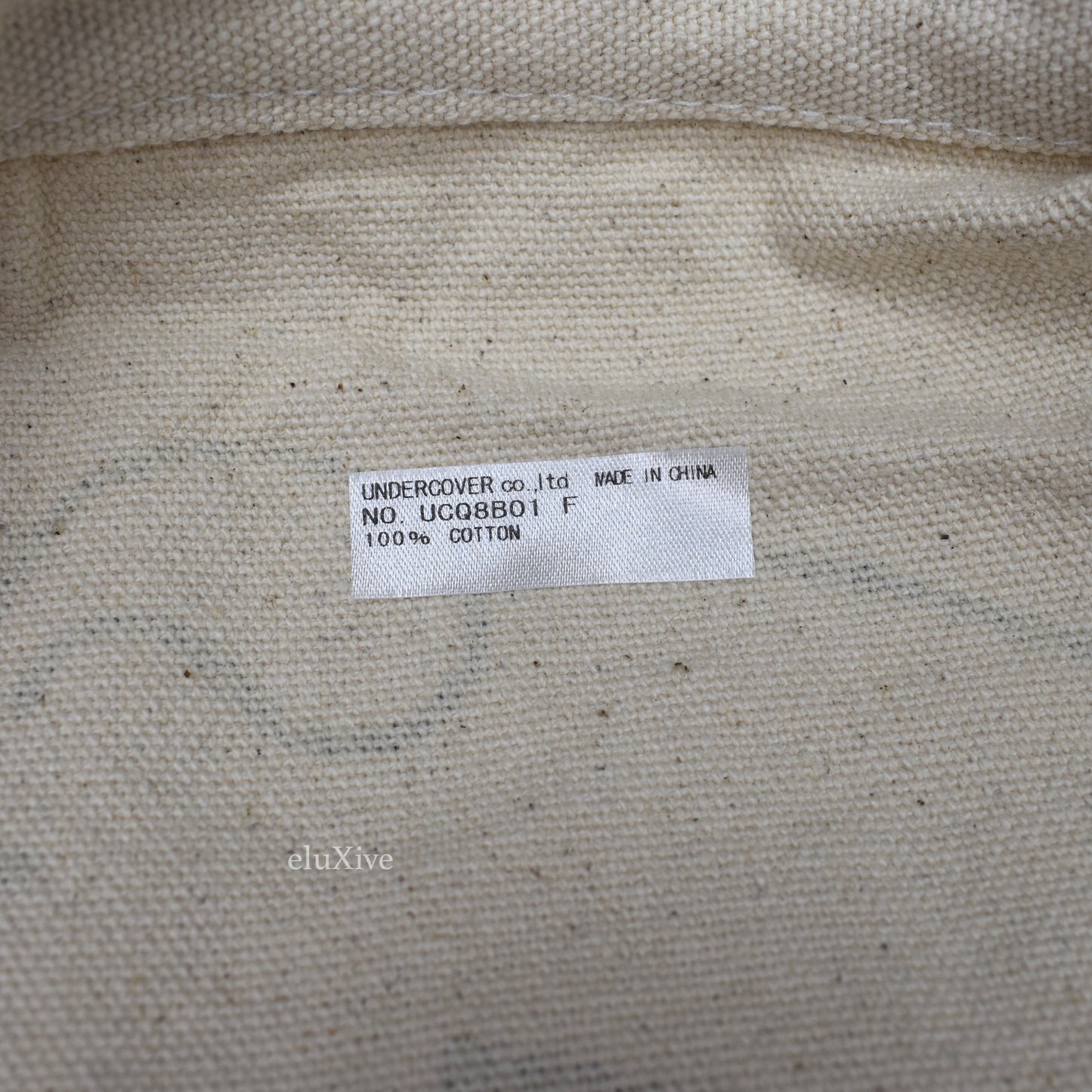 Undercover - Beige Bear Logo Tote Bag