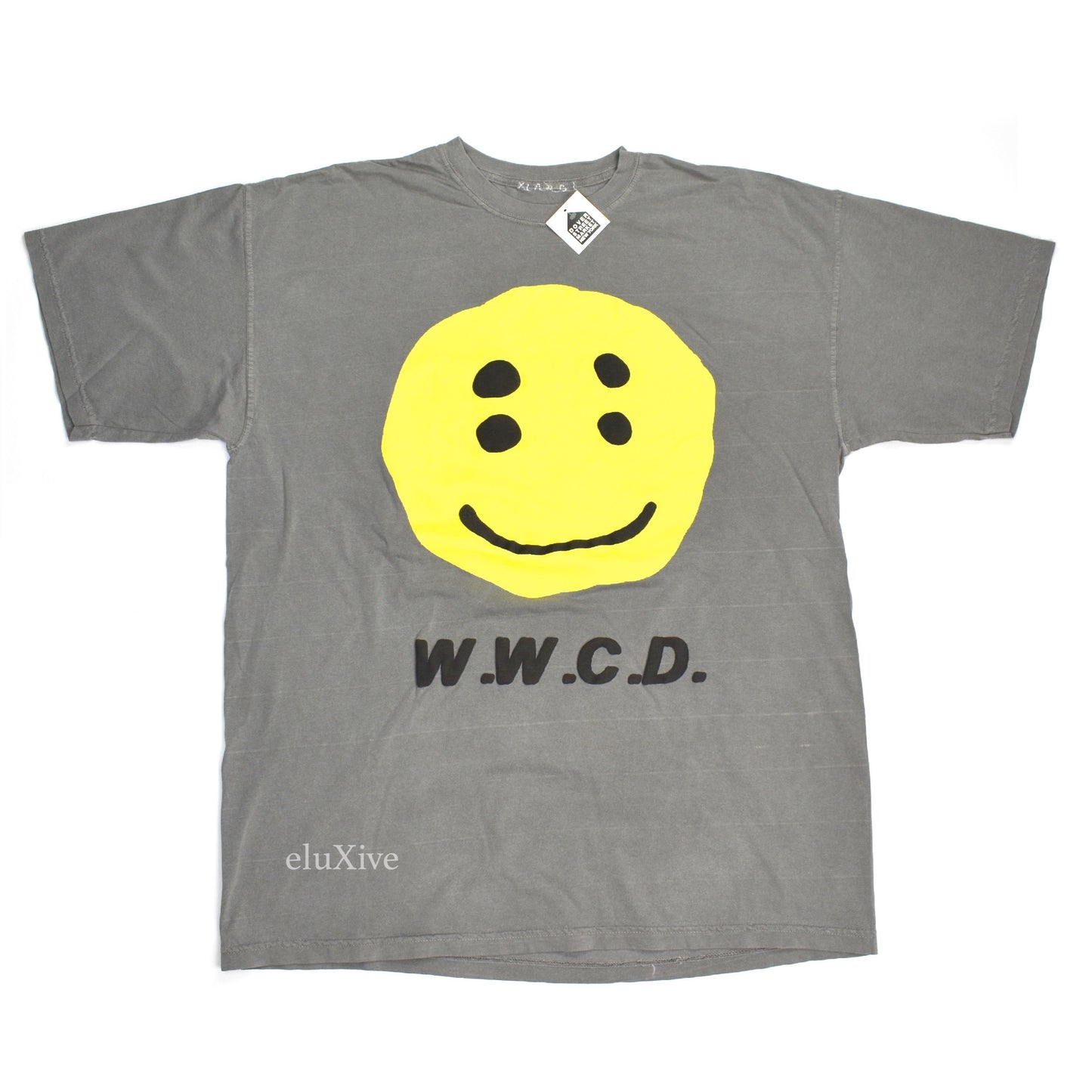 Cactus Plant Flea Market - Gray 'WWCD' Crewneck T-Shirt