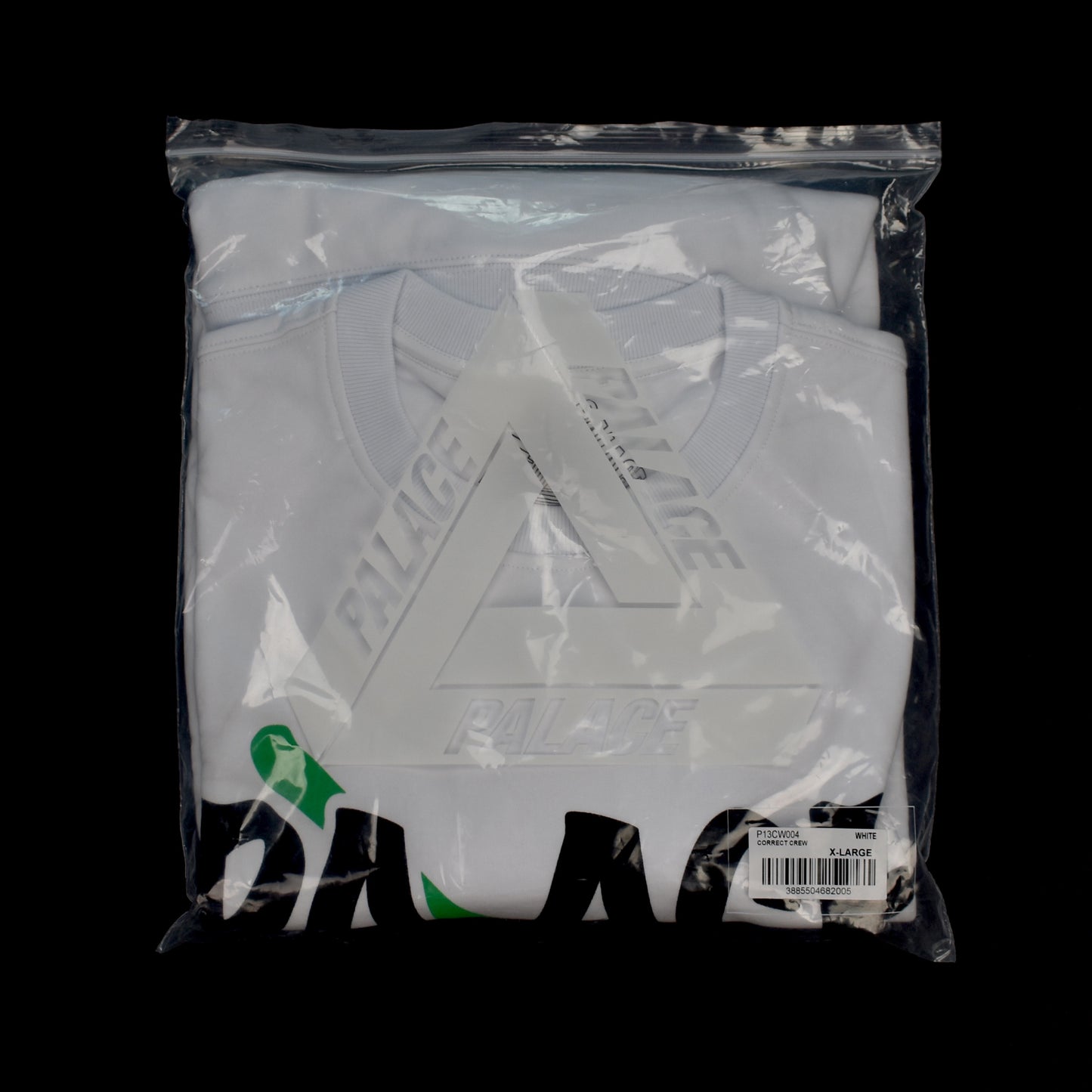 Palace - White Correct Logo Sweatshirt