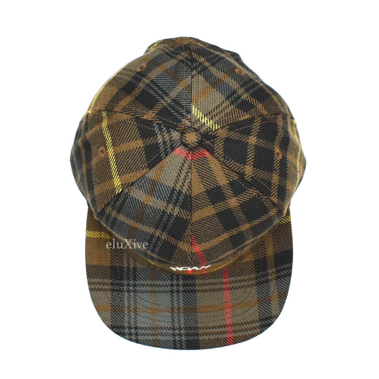 Noah - Tartan Wool Core Logo Hat (Khaki Plaid)