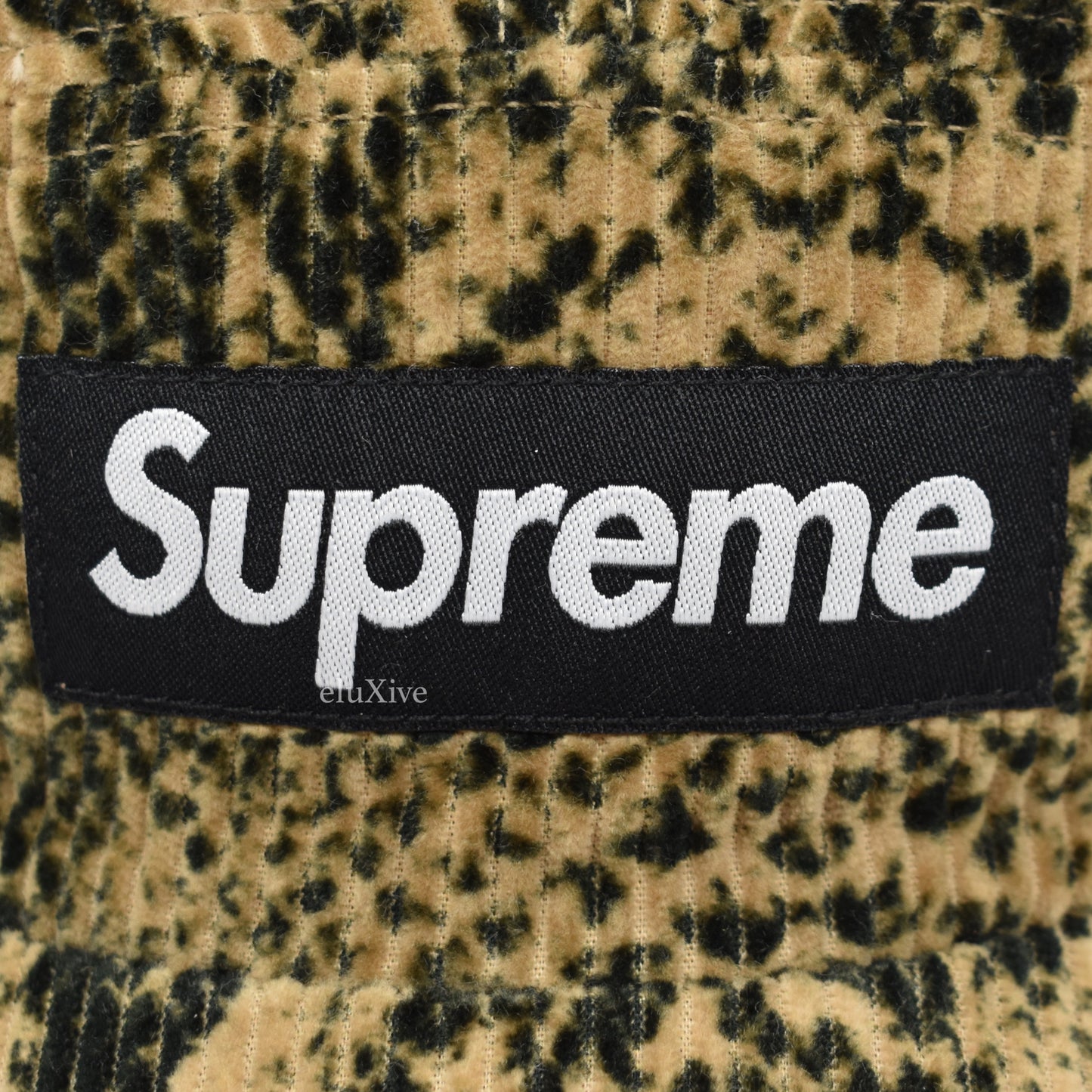 Supreme - Box Logo Snakeskin Corduroy Hat (Tan)