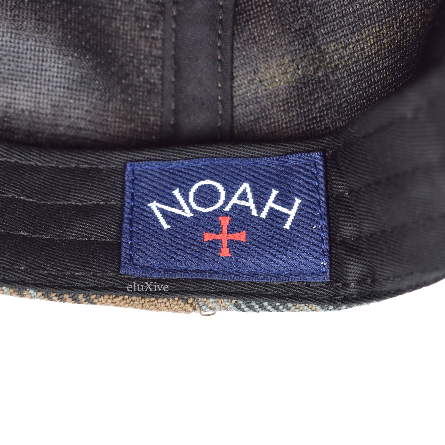 Noah - Tartan Wool Core Logo Hat (Khaki Plaid)