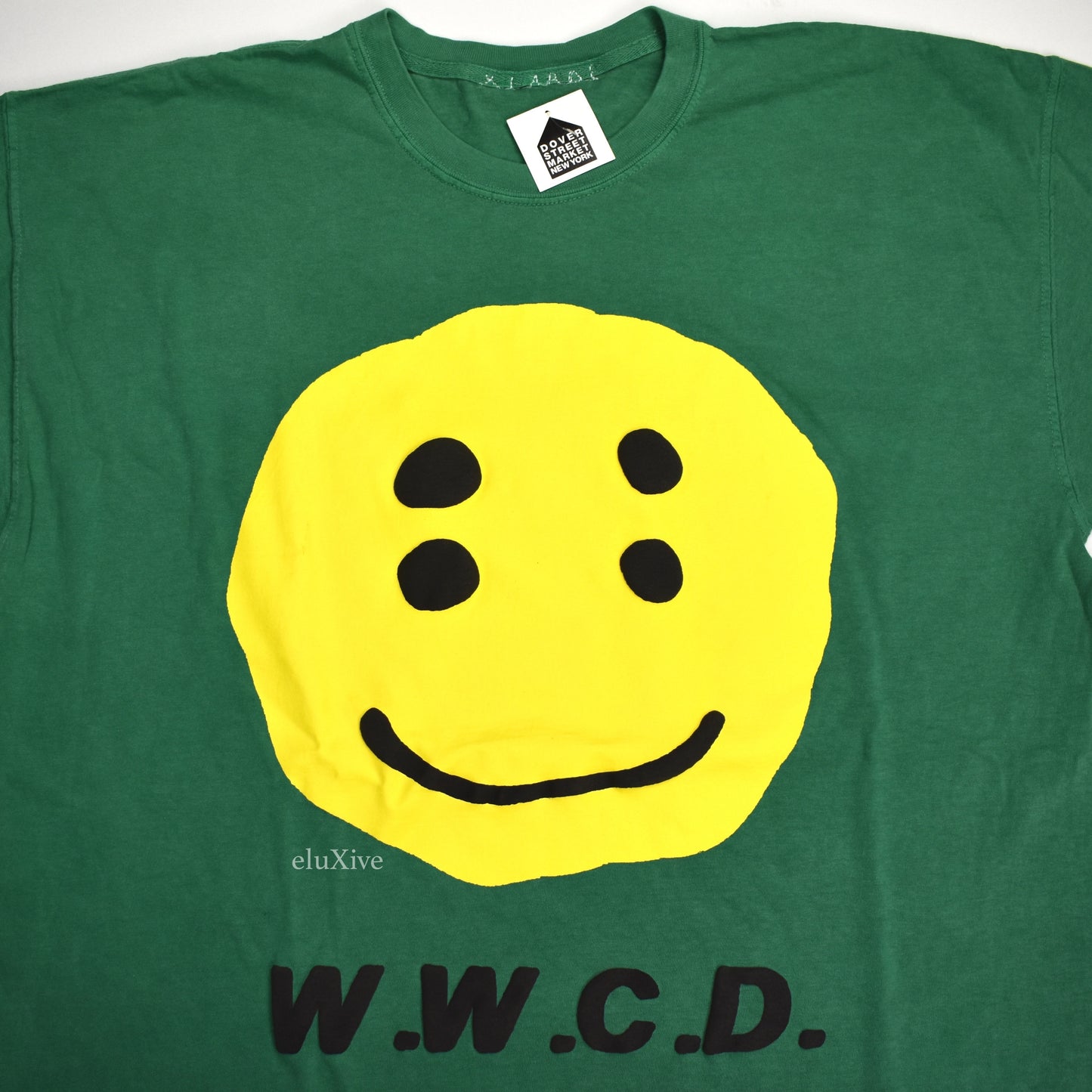 Cactus Plant Flea Market - Green 'WWCD' Crewneck T-Shirt
