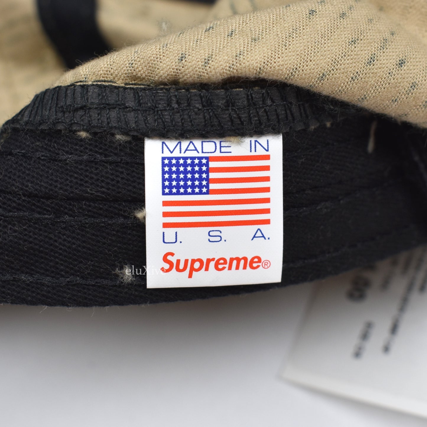 Supreme - Box Logo Snakeskin Corduroy Hat (Tan)